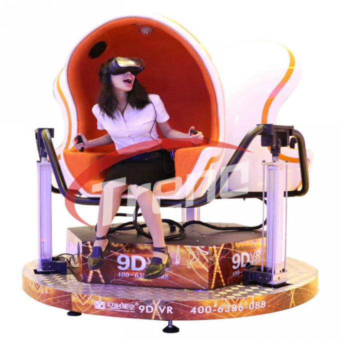 Cinéma interactif de la réalité virtuelle 9d de joueurs multi avec la plate-forme tournante