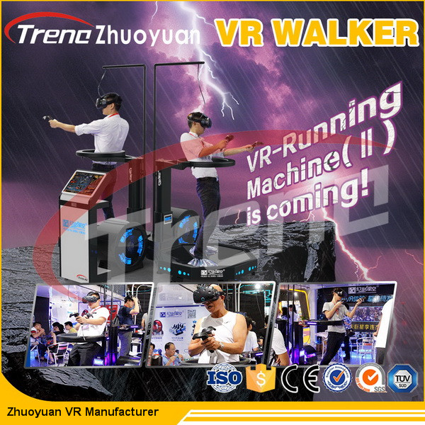 220 parc à thème du marcheur VR de réalité virtuelle de noir de V immersion de 360 degrés 140 kilogrammes