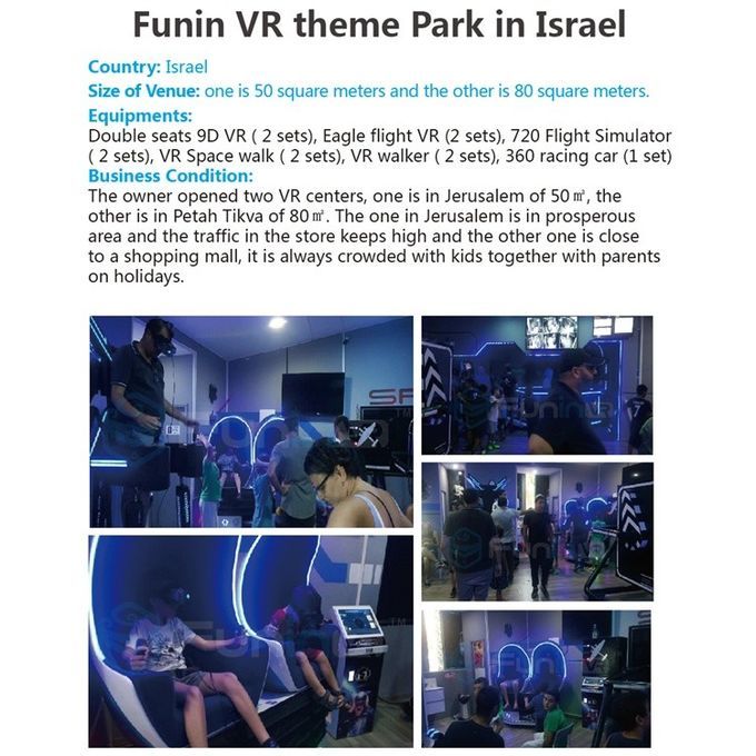 jeux interactifs de tir du cinéma VR de réalité virtuelle de 3.8KW 9D pour des enfants