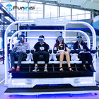 Cinéma du simulateur 9d de Vr de montagnes russes de machine de réalité virtuelle des sièges 3KW 6