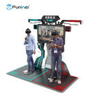 0.8kw Simulateur de réalité virtuelle de vol debout avec affichage de casque de réalité virtuelle de 30 PCS
