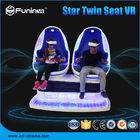 le train de parc d'attractions en verre de réalité virtuelle de chaise de 220V 9D VR monte