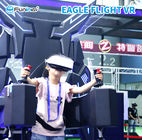 le parc d'attractions d'intérieur de simulateur de vol de casque de réalité virtuelle de machine de jeu de 9D VR monte