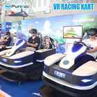 3D parc de divertissements visuel audio de divertissement d'enfants de simulateur de réalité virtuelle en verre 9D de voiture d'intérieur d'équipement