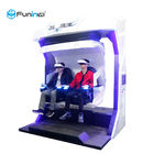 la chaise deux des montagnes russes 9D VR de simulateur de 200kg 220V Funin VR Chine posent le simulateur à vendre la tôle