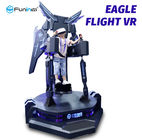 L'adulte de simulateur de jeu du vol VR 9D d'Eagle monte pour la couleur de noir de parc d'attractions