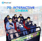 technologie interactive d'hologramme de Seat 5D 12D de cinéma de mouvement de salle de cinéma de 220V 8.0kw 7D pleine