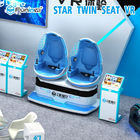 2 cinéma de réalité virtuelle des sièges 9D avec l'effet de champ de jambe de chaise d'OEUFS