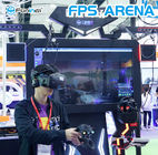 Simulateur de réalité virtuelle du jeu 9D de pousse d'arme à feu d'arcade pour 2 joueurs