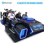 6 le théâtre attrayant 6 de cinéma des sièges VR pose l'obscurité Mars de simulateur de 9D VR