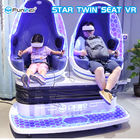 360 cinéma de réalité virtuelle des sièges 9D du degré 2 avec l'effet de champ de jambe de chaise d'OEUFS
