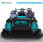 Vibration de siège arrière du tour 6 de parc à thème du simulateur VR du système 9D VR de pièce de monnaie