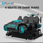 Le cinéma stable de 9D VR conduisant le parc d'attractions de joueurs de la machine 9D 6 de jeu de voiture monte