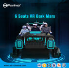 L'arcade de vente FuninVR-chaude 6 pose une expérience foncée de réalité virtuelle de VR mars 3.8KW pour le parc d'attractions