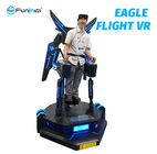 machine volante de jeu du simulateur 2.0kw+200 kilogramme VR 360 de cinéma de vol de 1260*1260*2450mm 9D VR Eagle pour le parc d'attractions