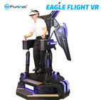 machine volante de jeu du simulateur 2.0kw+200 kilogramme VR 360 de cinéma de vol de 1260*1260*2450mm 9D VR Eagle pour le parc d'attractions