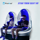 Deux chaise d'oeufs du cinéma de réalité virtuelle de Playes 1.2KW 9D/VR pour le parc d'attractions
