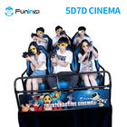 mouvement matériel de film de théâtre de cinéma du simulateur 3D 4D 5D 6D de cinéma en métal 7D Cineme 5D