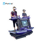 VR pilotent la machine de réalité virtuelle de simulateur de joueurs du panneau 2 avec le jeu de tir de VR pour le centre commercial