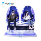 2 joueurs de sièges bleus et chaise noire d'oeufs d'Arcade Game Machine VR de simulateur de la réalité virtuelle 9D