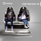2 joueurs de sièges bleus et chaise noire d'oeufs d'Arcade Game Machine VR de simulateur de la réalité virtuelle 9D