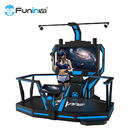 Bleu supérieur de machine de jeu de battement de réalité virtuelle de la station 9D d'interactivité avec le noir