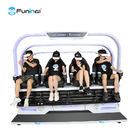 Simulateur multi de 4 sièges de montagnes russes d'approvisionnement de cinéma de réalité virtuelle de sièges du vr 4 des jeux électroniques 9d