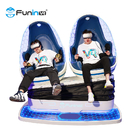 verres de casques de la machine 3d de 9d VR 2 jeux bleus de vr de simulateur de réalité virtuelle du cinéma 9d de sièges à vendre