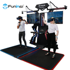 Parc d'attractions VR tir vr tir équipement de jeu interactif vr jeu de plate-forme de marche pour 2 joueurs