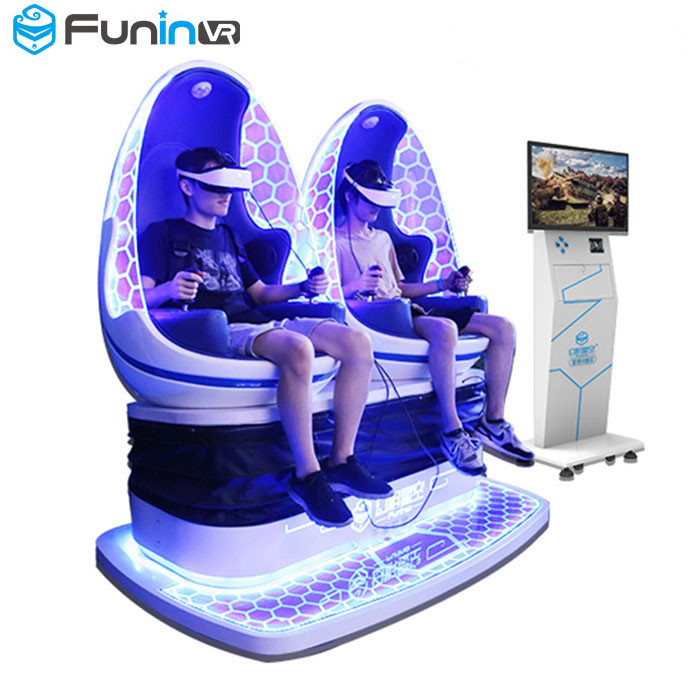 Champ commercial deux Seater de jambe de vibration de Seat de simulateur de 9D VR