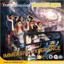 Salle de cinéma 5D mobile de circuit hydraulique avec la console de jeu de réalité virtuelle