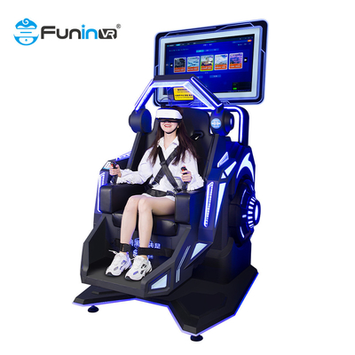 montagnes russes multijoueuses d'Immersive de rotation du joueur 360 du jeu 1 de noir d'arcade de tir de réalité virtuelle du vr 9d