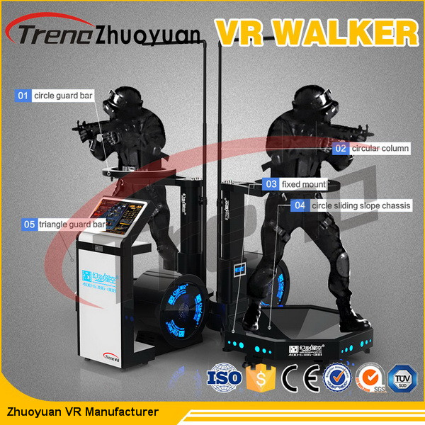 CONTRE le tapis roulant de réalité virtuelle de sport de combat et de forme physique de jeu pour les attractions touristiques