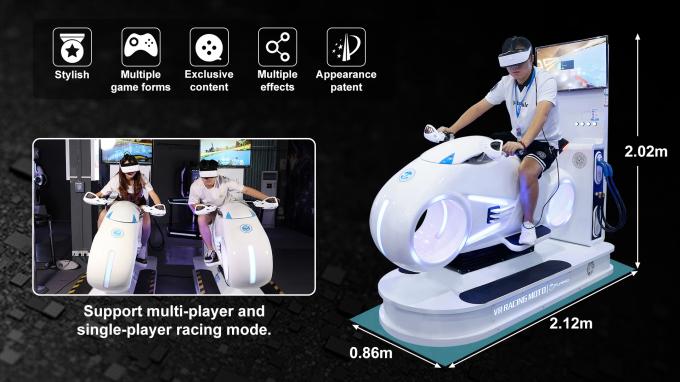 Conduite de Vr de technologie de simulateurs de réalité virtuelle emballant des machines de jeu de simulateur