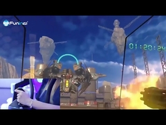 Simulateur d'intérieur du parachutisme 360 VR de simulateur des jeux 9D VR de parc d'attractions