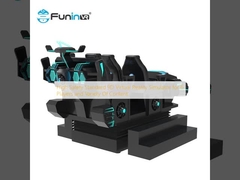 Simulateur de réalité virtuelle 9D de haute sécurité pour 6 joueurs et variété de contenu