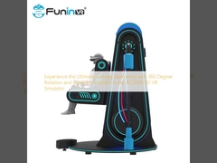 Vivez l'expérience de jeu ultime avec une rotation à 360 degrés et un contrôleur joystick dans notre simulateur de réalité virtuelle 9D AC220V