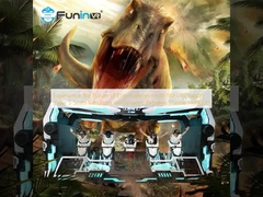 Découvrez le futur du divertissement avec le simulateur 9D VR Dragon Rider 5 places sur une plateforme à thème extrême dynamique