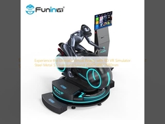 Découvrez la réalité virtuelle ultime avec le simulateur VR 9D en métal acier, son surround 5.1, 2620*1480*2080mm
