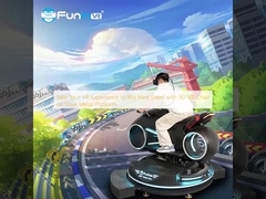 Améliorez votre expérience VR avec le fauteuil VR 9D sur une plateforme en métal d'acier