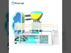 Jeux de réalité virtuelle bleus pour enfants conçus avec des fonctionnalités à faible entretien, combinant contenu éducatif amusant et jeu sûr