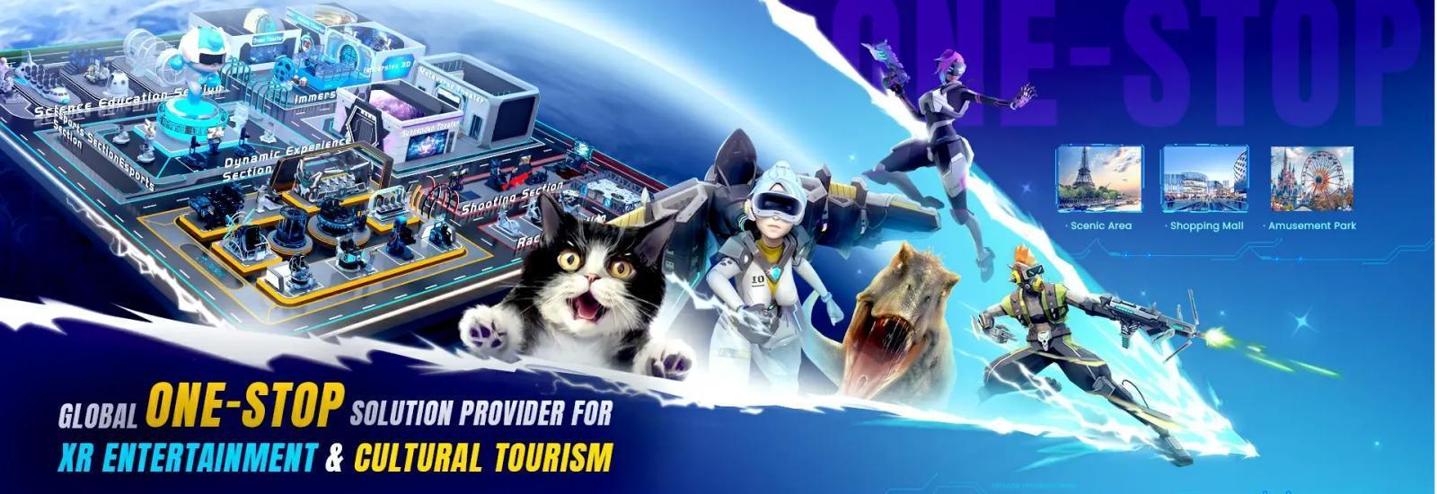 Qualité cinéma de la réalité virtuelle 9d usine