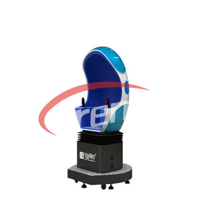 La mode refroidissent les sièges bleus de tour de cinéma du supermarché 9D de 360 degrés avec l'effet de vent