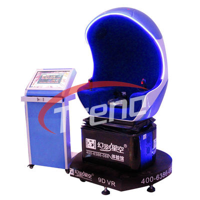 Le simulateur étonnant de réalité virtuelle du bleu 9D, CE de cinéma d'action du jeu 9D de VR a approuvé