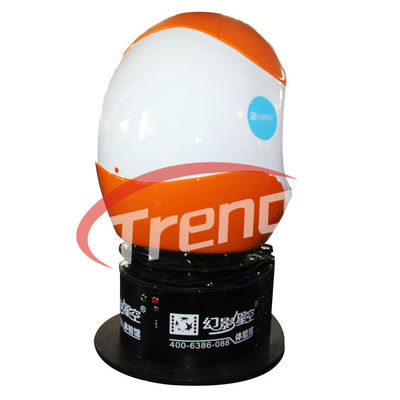 Tour à pleine vue de cinéma de la réalité virtuelle 9D 2 Seat avec la plate-forme tournante de 360 degrés