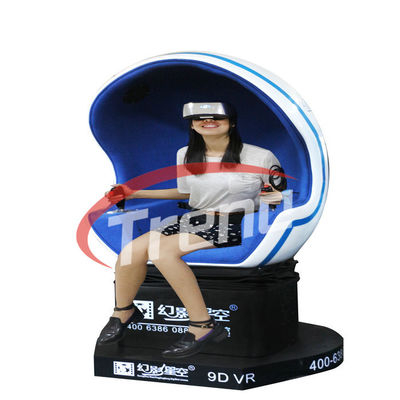 2 cinéma de réalité virtuelle de la machine 9D d'oeufs de montagnes russes de joueur avec le film de 360 degrés