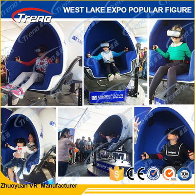 360 simulateur attrayant du parc à thème 9D VR de degré avec des verres de HD 1080P