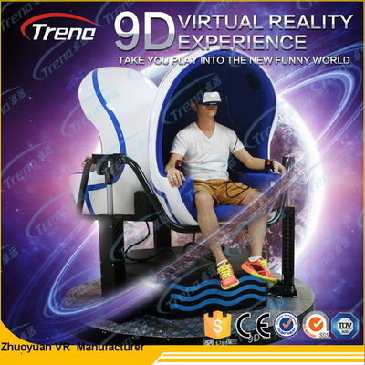 Verres du simulateur HD VR de réalité virtuelle du parc à thème 9D avec 3 cylindres électriques
