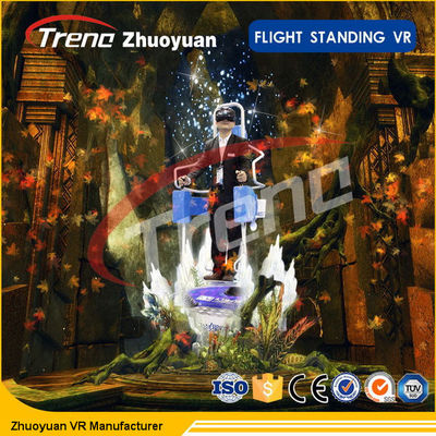 Pleine réalité virtuelle Flight Simulator de mouvement se tenant avec des verres de 360 degrés VR 1080P