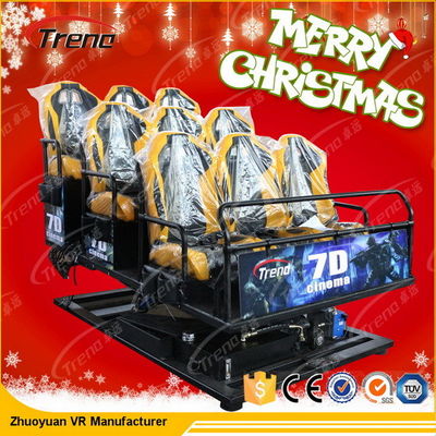 Salle de cinéma confortable de la chaise 5D de mouvement avec la bulle/effet de pluie/vent